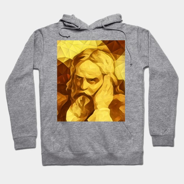 Snorri Sturluson Golden Portrait | Snorri Sturluson Artwork 9 Hoodie by JustLit